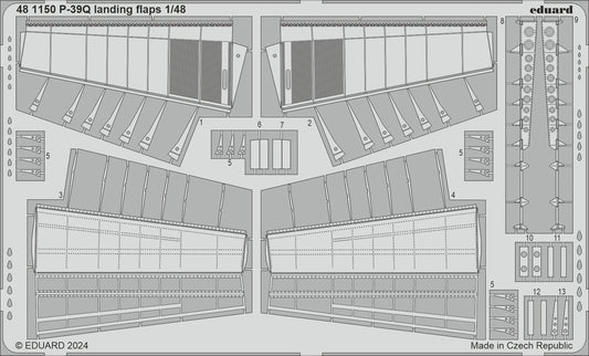 Eduard 481150 1:48 Bell P-39Q Airacobra landing flaps