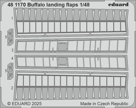 Eduard 481170 1:48 Brewster F2A-2 Buffalo landing flaps