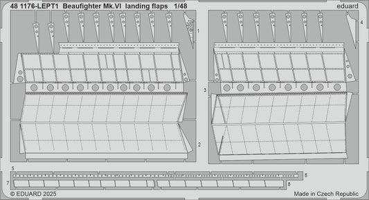 Eduard 481176 1:48 Bristol Beaufighter Mk.VI landing flaps