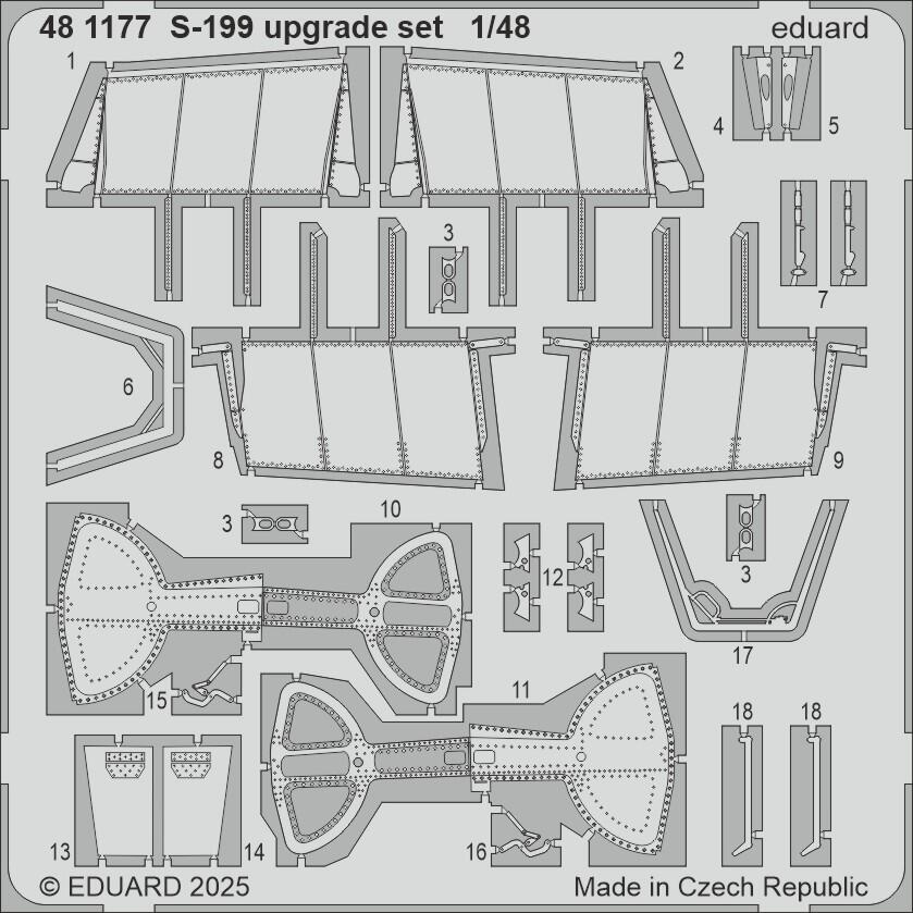 Eduard 481177 1:48 Avia S-199 upgrade set