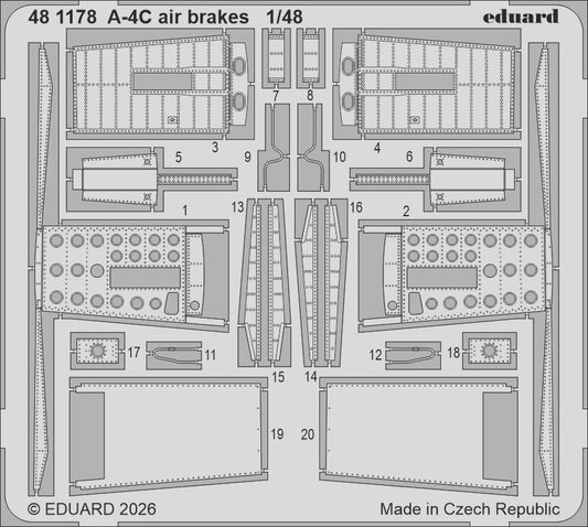 Eduard 481178 1:48 Douglas A-4C Skyhawk air brakes