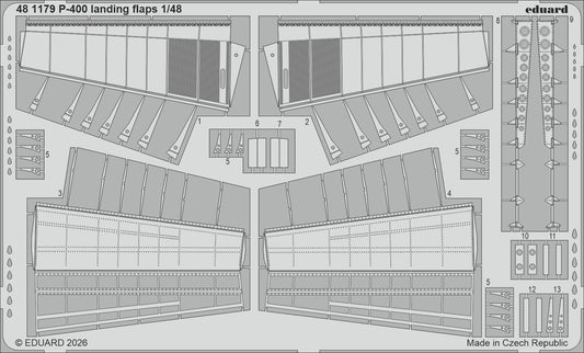 Eduard 481179 1:48 Bell P-400 landing flaps