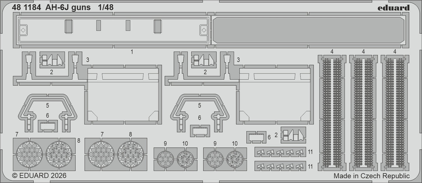 Eduard 481184 1:48 Bell AH-6J Guns