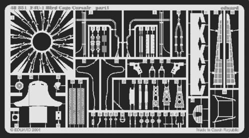 Eduard 48351 1:48 Vought F4U-1 Birdcage Corsair Detail Set