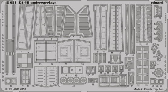 Eduard 48681 1:48 Grumman EA-6B Prowler undercarriage