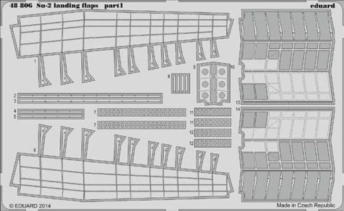 Eduard 48806 1:48 Sukhoi Su-2 Soviet Light Bomber landing flaps