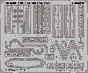 Eduard 48830 1:48 Westland Whirlwind Exterior