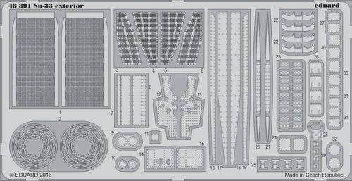 Eduard 48891 1:48 Sukhoi Su-33 exterior