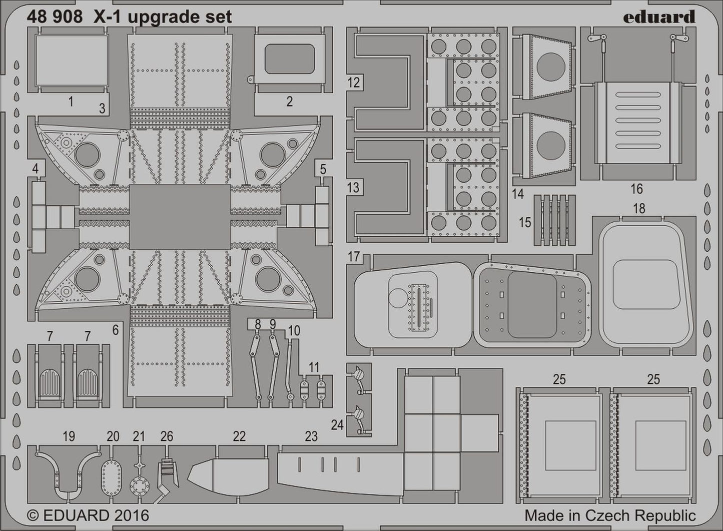 Eduard 48908 1:48 Bell X-1 upgrade set