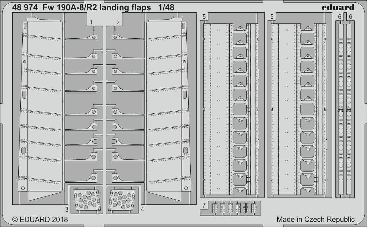 Eduard 48974 1:48 Fw-190A-8/R2 landing flaps