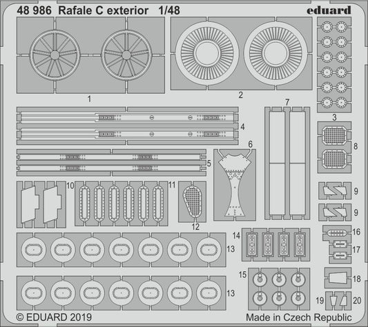 Eduard 48986 1:48 Rafale C exterior