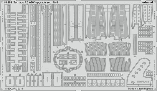 Eduard 48989 1:48 Panavia Tornado F.3 ADV upgrade set