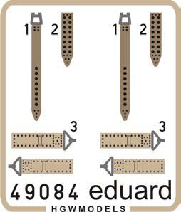 Eduard 49084 1:48 IJN Seatbelts SUPERFABRIC