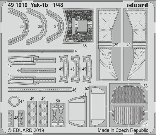 Eduard 491010 1:48 Yakolev Yak-1B Detailing Set