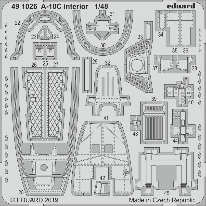 Eduard 491026 1:48 Fairchild A-10C Interior