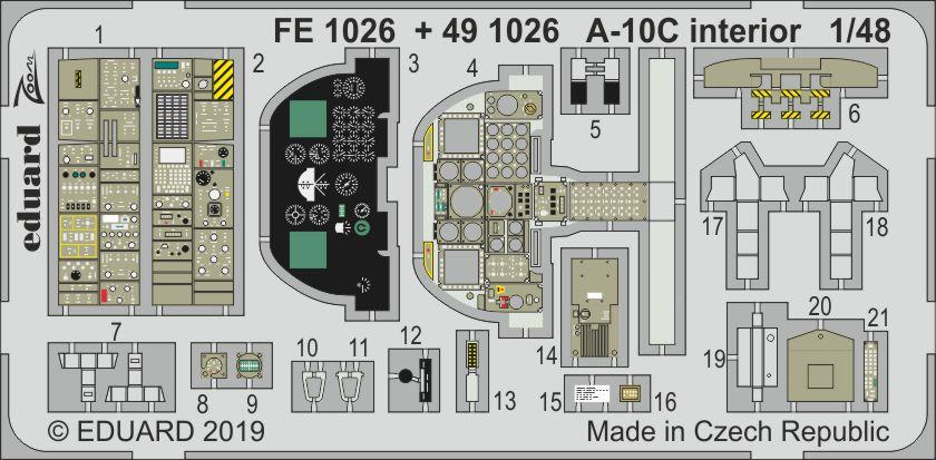 Eduard 491026 1:48 Fairchild A-10C Interior