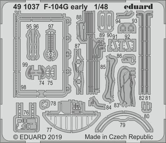 Eduard 491037 1:48 Lockheed F-104G Starfighter Early Detailing Set