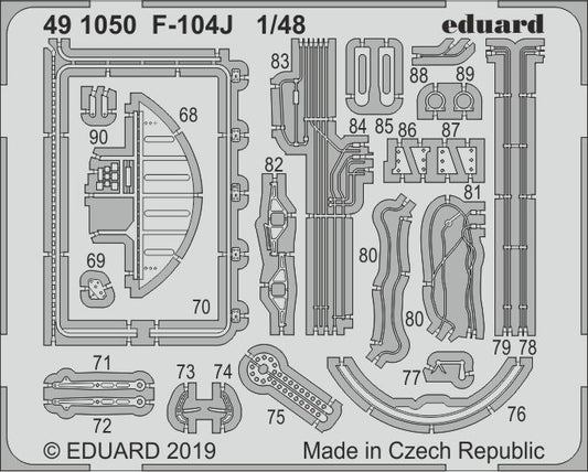 Eduard 491050 1:48 Lockheed F-104J Starfighter Detailing Set