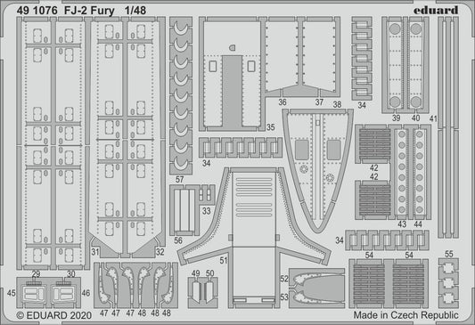 Eduard 491076 1:48 North-American FJ-2 Fury Detailing Set