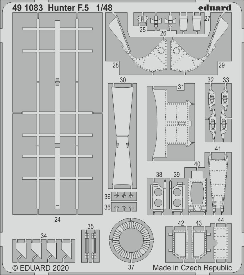 Eduard 491083 1:48 Hawker Hunter F.4/F.5 Detailing Set