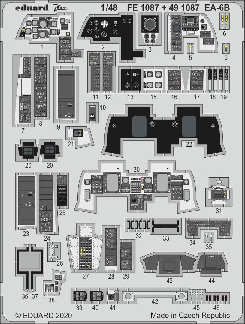 Eduard 491087 1:48 Grumman EA-6B Prowler Detailing Set