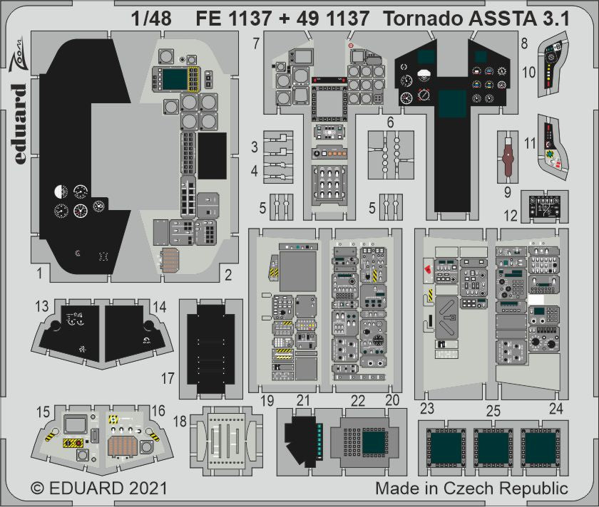 Eduard 491137 1:48 Panavia Tornado ASSTA 3.1 interior