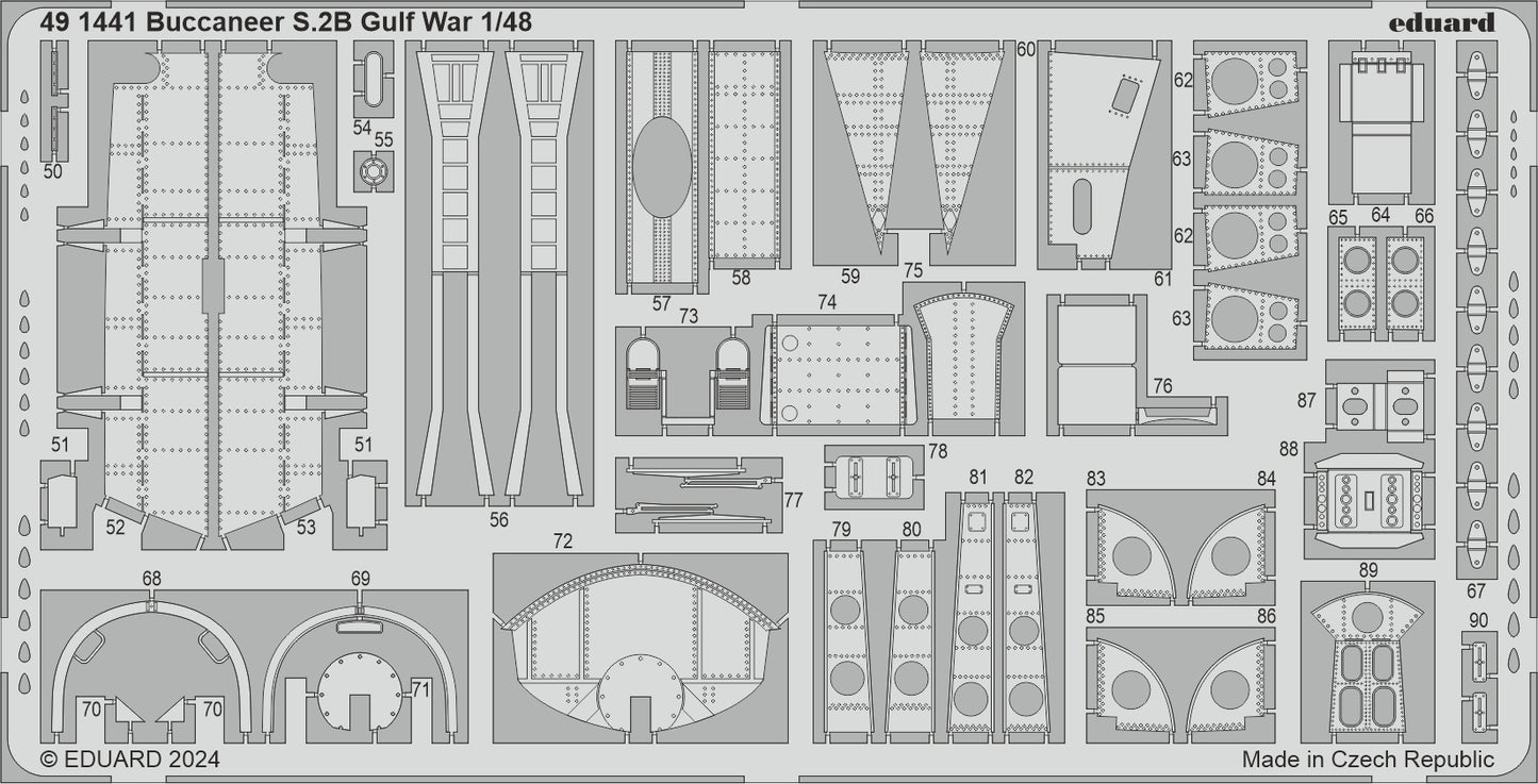 Eduard 491441 1:48 Blackburn Buccaneer S.2B Gulf War for Airfix