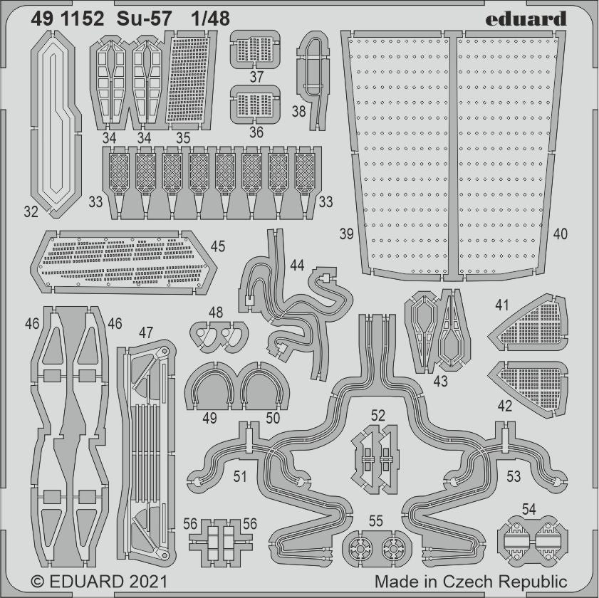 Eduard 491152 1:48 Sukhoi Su-57 Frazor Detailing Set
