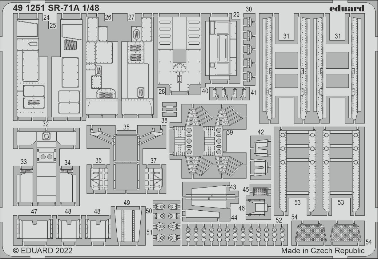 Eduard 491251 1:48 Lockheed SR-71 Blackbird Interior