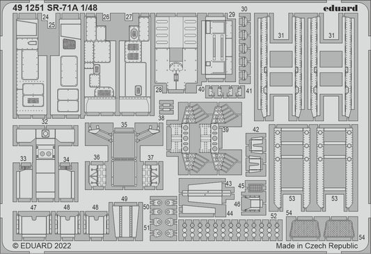 Eduard 491251 1:48 Lockheed SR-71 Blackbird Interior