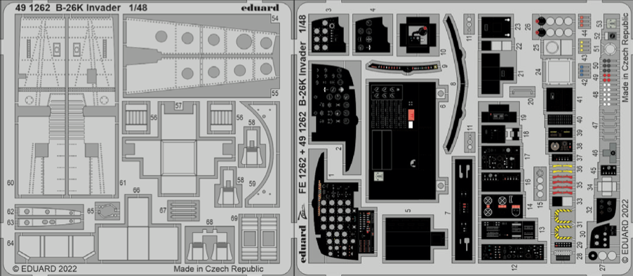 Eduard 491262 1:48 Douglas B-26K Invader