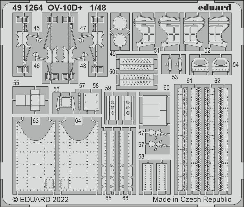 Eduard 491264 1:48 North-American/Rockwell OV-10D+ Detailing Set