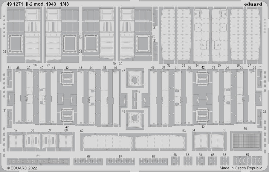 Eduard 491271 1:48 Ilyushin Il-2 mod. 1943