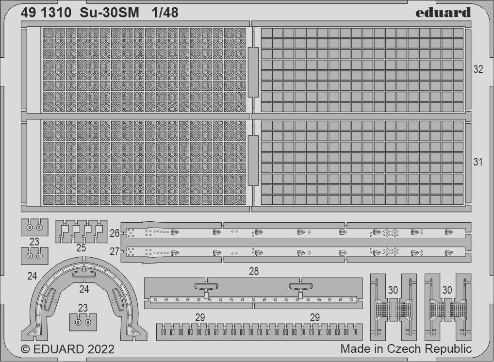 Eduard 491310 1:48 Sukhoi Su-30SM Detailing Set