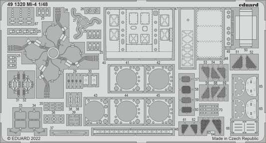 Eduard 491320 1:48 Mil Mi-4 Detailing Set