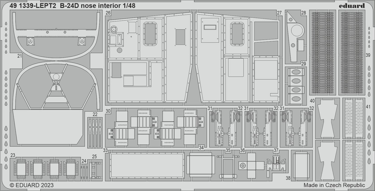 Eduard 491339 1:48 Consolidated B-24D Liberator nose interior