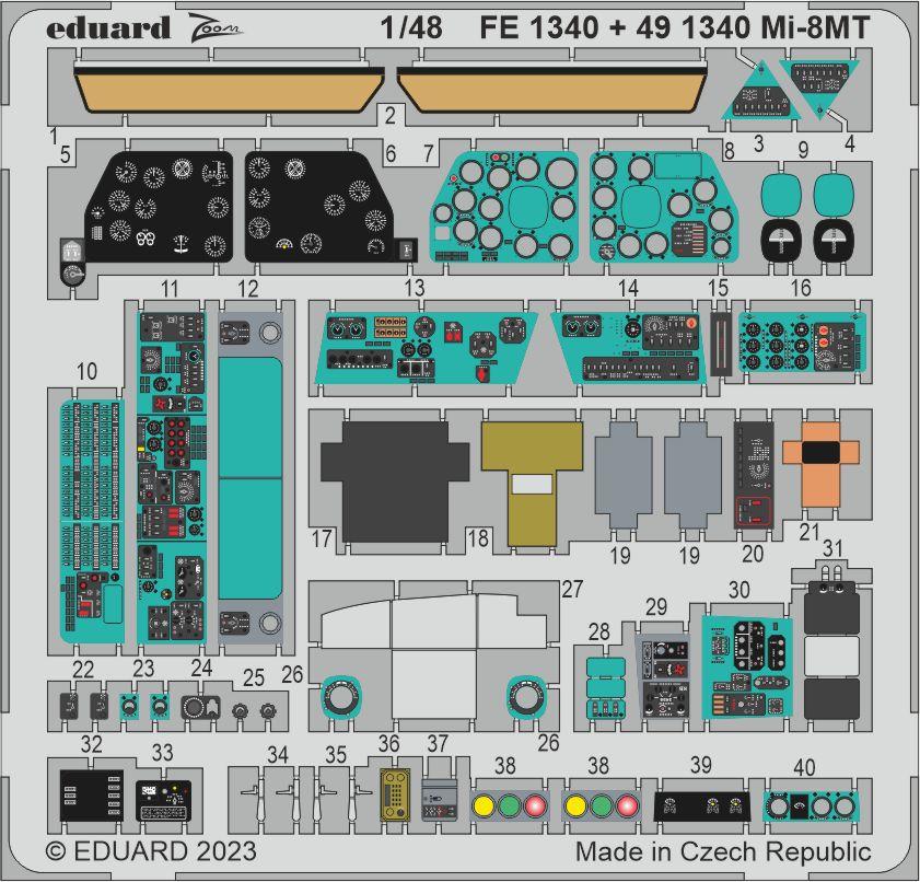 Eduard 491340 1:48 Mil Mi-8MT