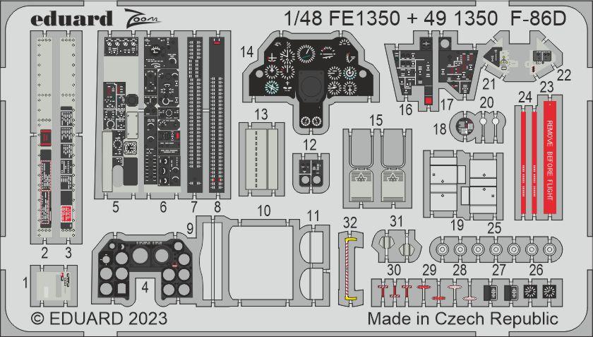 Eduard 491350 1:48 North-American F-86D Sabre