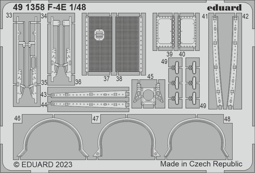 Eduard 491358 1:48 McDonnell F-4E Phantom  to be used with Meng