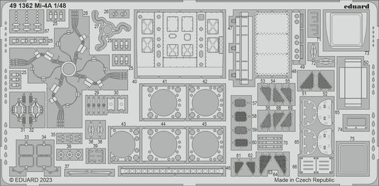Eduard 491362 1:48 Mil Mi-4A  to be used with Trumpeter
