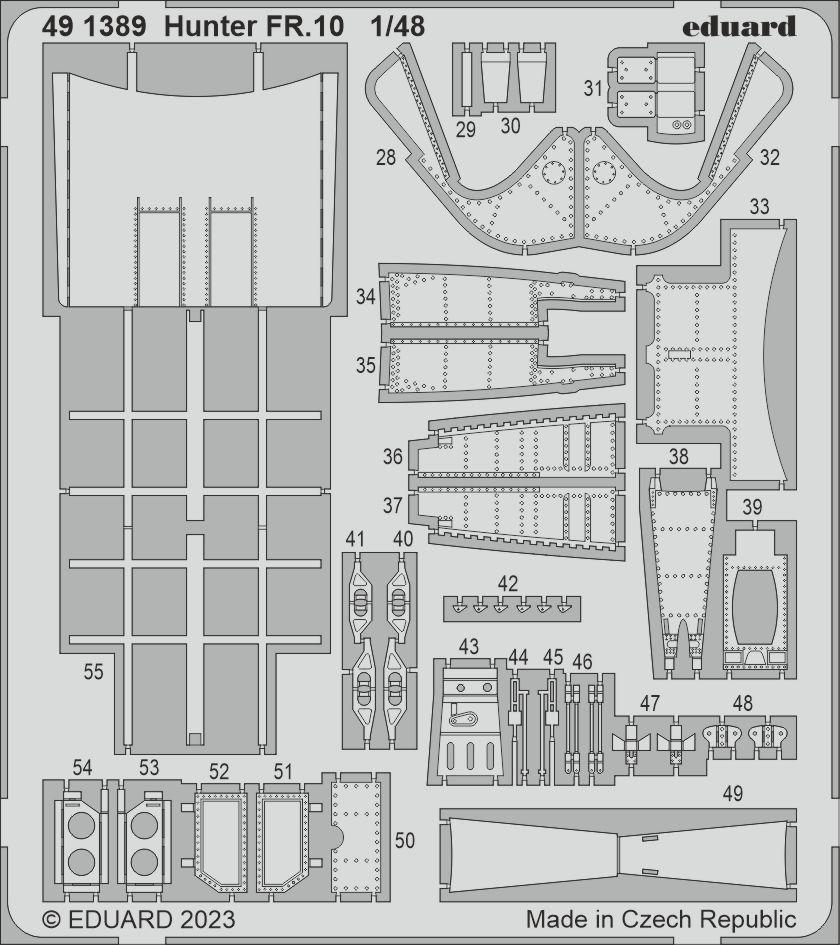 Eduard 491389 1:48 Hawker Hunter FR.10 for Airfix