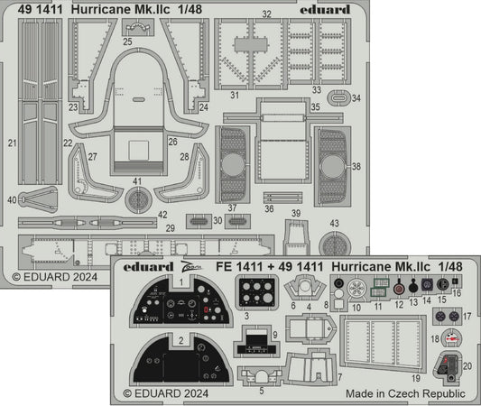 Eduard 491411 1:48 Hawker Hurricane Mk.IIc