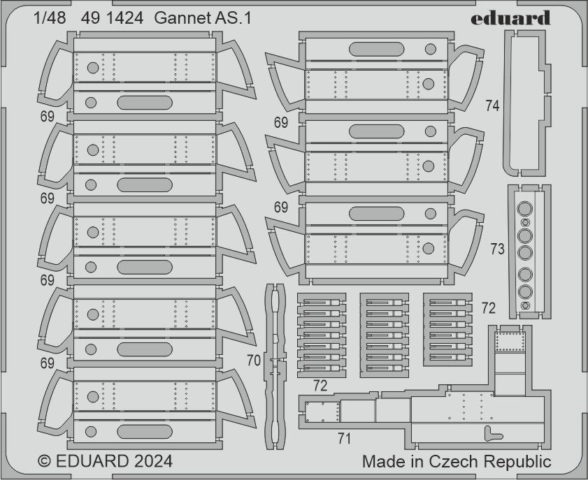 Eduard 491424 1:48 Fairey Gannet AS.1 for Airfix