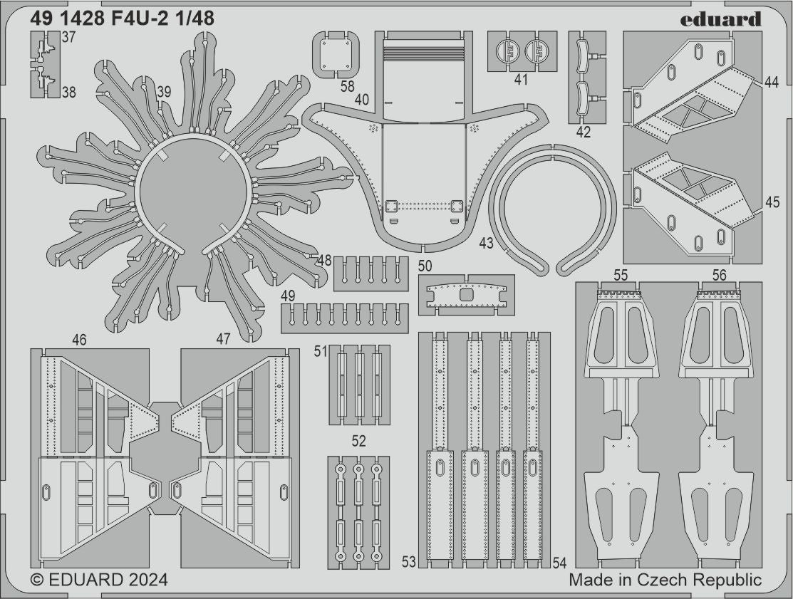 Eduard 491428 1:48 Vought F4U-2 Corsair for Magic Factory