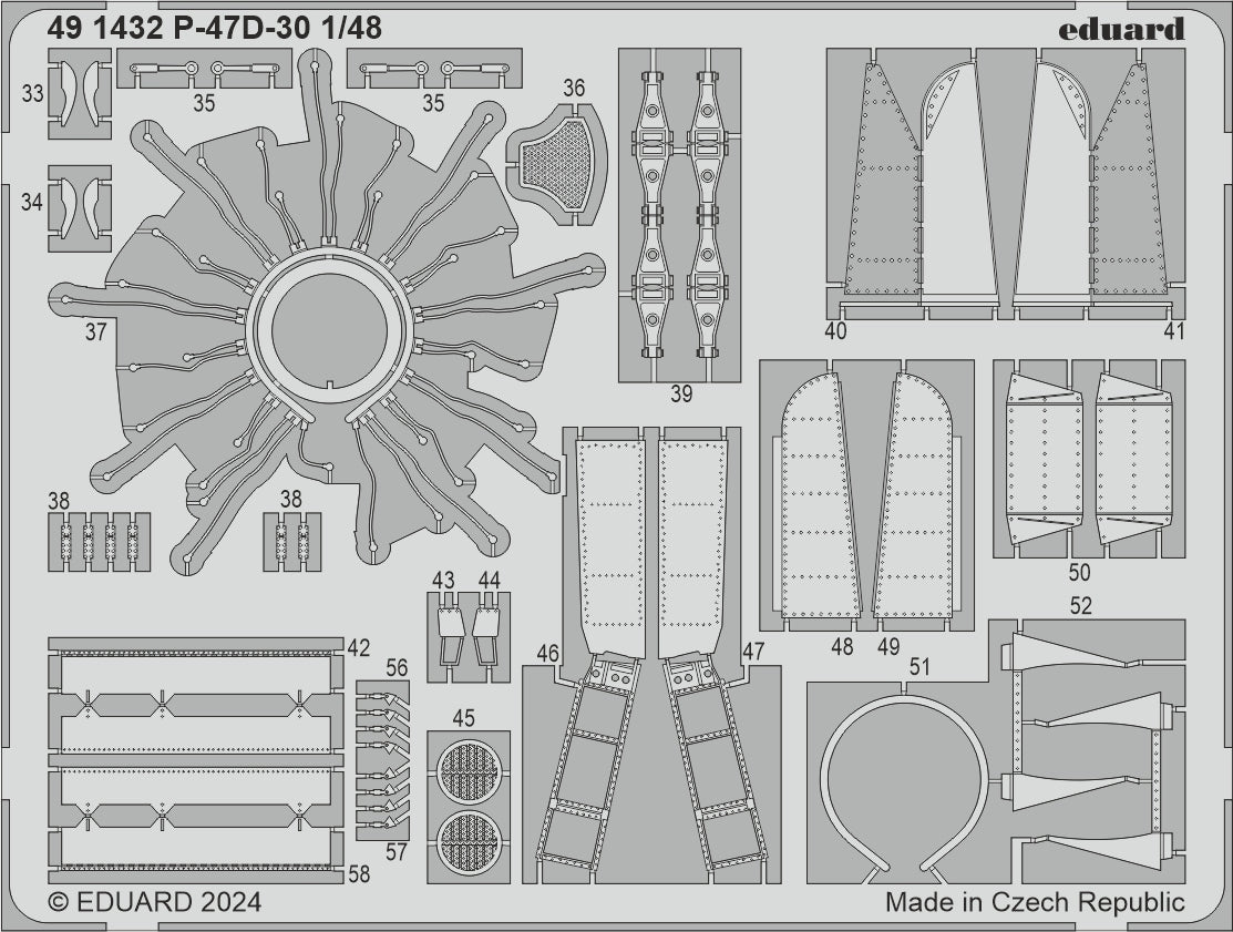 Eduard 491432 1:48 Republic P-47D-30 Thunderbolt