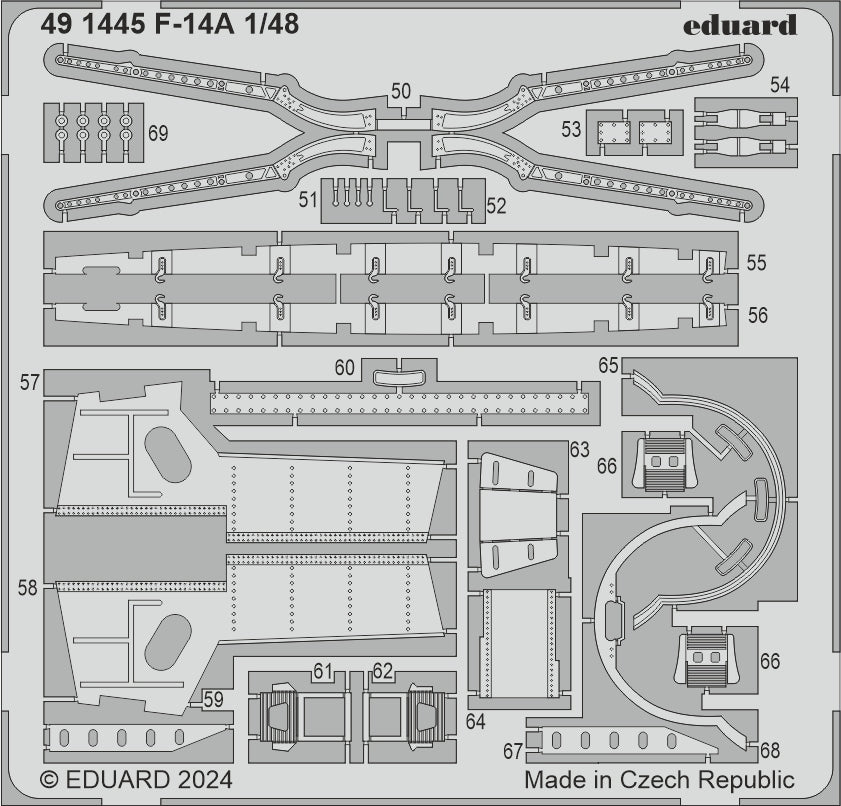 Eduard 491445 1:48 Grumman F-14A Tomcat for Great Wall Hobby