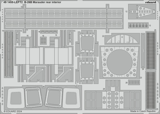 Eduard 491455 1:48 Martin B-26B Marauder rear interior