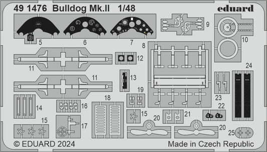 Eduard 491476 1:48 Bristol Bulldog Mk.II Detailing Set