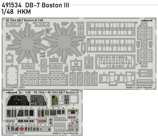 Eduard ED491534 1:48 Douglas Boston III/US DB-7B