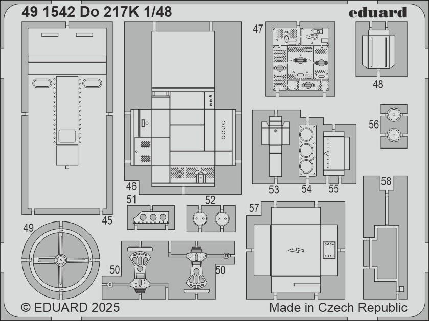 Eduard 491542 1:48 Dornier Do-217K-1